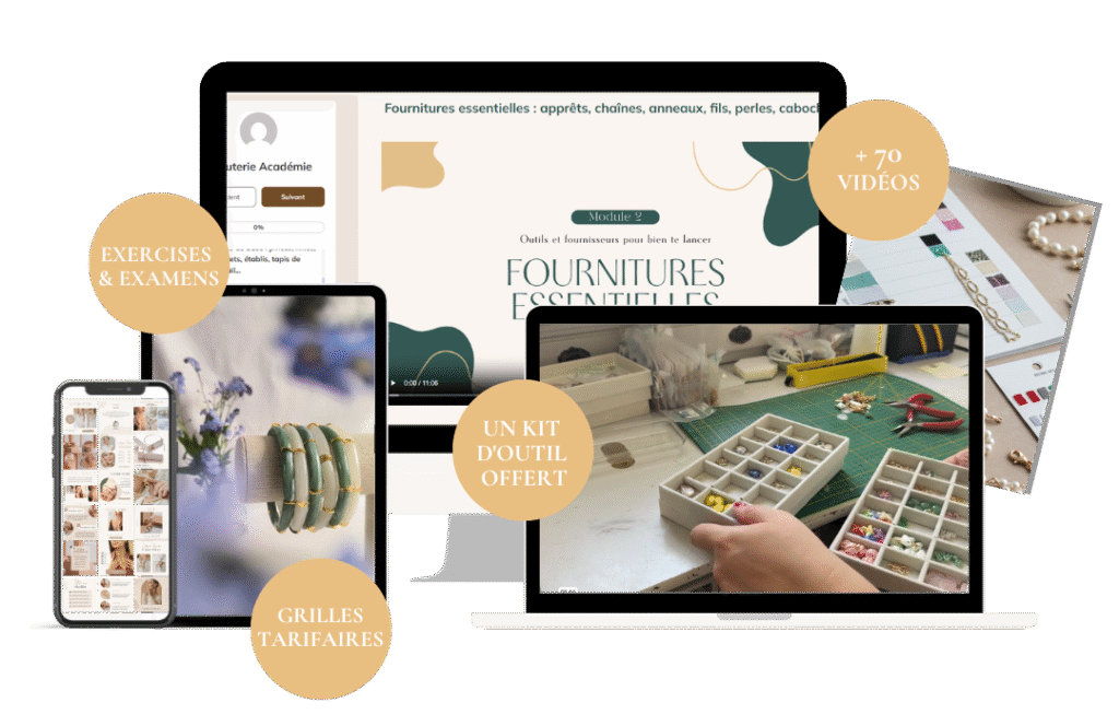 Formation Bijouterie Académie - Devenir Créatrice De Bijoux
